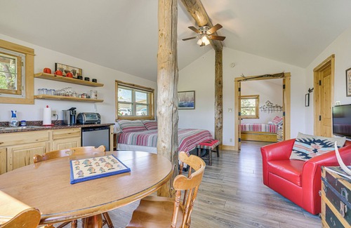 Alder Cabin | Montana Mountain Getaway: Deck & Amazing Views