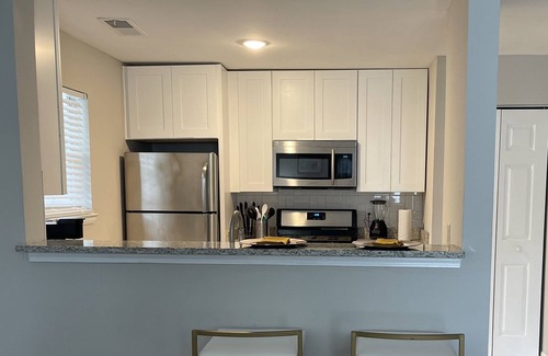 Lindbergh Apartment | Moonlight Suite King Bd Free Parking Fast Wifi Pool Full Kitchen Near Hospitals