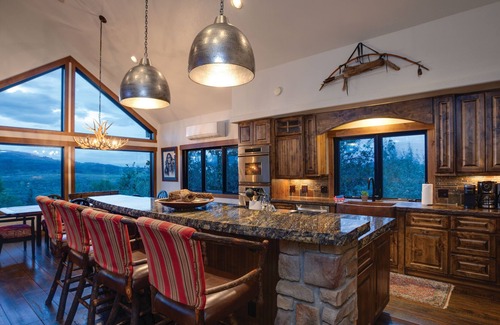 Steamboat Springs Ski Chalet | Moose Meadows Lodge: Huge Views, billiard room, massive great room, theater room