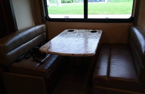 Hummelstown House | Motor coach, at Hershey camping resort.