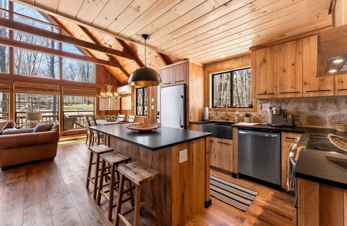Gouldsboro Ski Chalet | Mountain Chalet | Indoor Pool, Private Sauna, Game Room