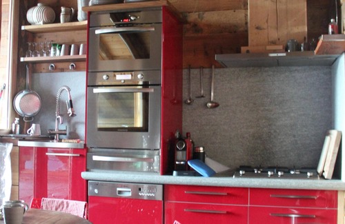 La Cote-dʼAime Apartment | Mountain Dream, warm cocoon of old wood welcoming and cozy.