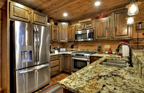 Blue Ridge Cabin | Mountain Dream Hideaway | Stylish Cabin w/Mountain Views, Hot Tub & Game Room