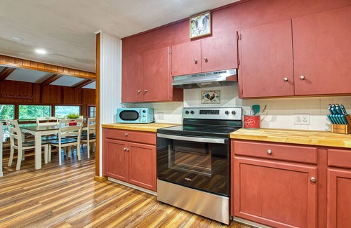 Maggie Valley Cottage | Mountain Dreams Cottage - Peaceful, Charming, Pet Friendly, Creekside and Views!