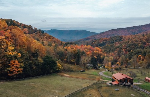 Flag Pond Other | Mountain Escape! Farmhouse nestled on 130 acres with views, waterfall & hot tub!