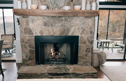 Flag Pond Other | Mountain Escape! Farmhouse nestled on 130 acres with views, waterfall & hot tub!