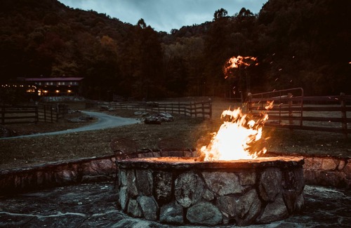 Flag Pond Other | Mountain Escape! Farmhouse nestled on 130 acres with views, waterfall & hot tub!