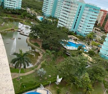Jacarepagua Apartment | Mountain, lake and pool view apartment