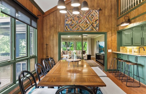 Big Canoe House | Mountain Laurel Lodge in Big Canoe with mountain views and game room!