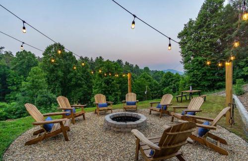 Mars Hill House | Mountain Retreat Game Rm Hot Tub FirePit Mtn Views