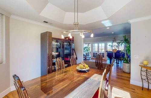 Alpine House | Mountain-View Estate with Shared Pool, Tropical Bar & Office