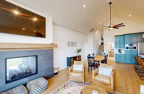 Tamarack House | Mountain view home with private hot tub & spacious patio