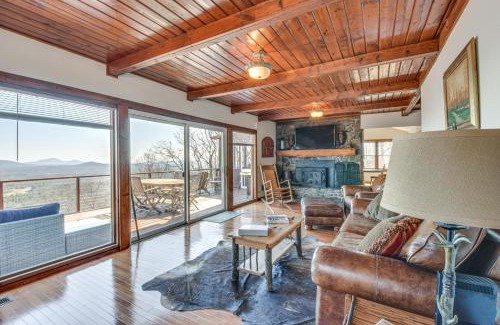 Dahlonega House | Mountain-View Home with Deck and Grill in Dahlonega