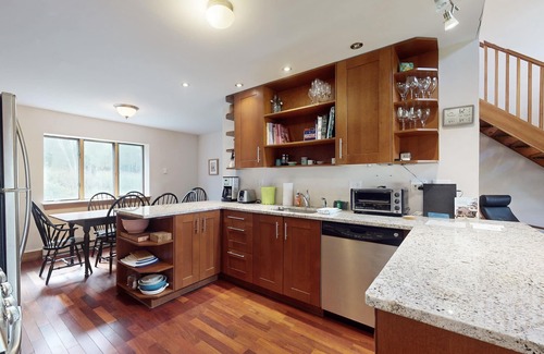 Morrisville House | Mountain view house w/two fireplaces, BBQ, w/d, jacuzzi, wifi, a/c