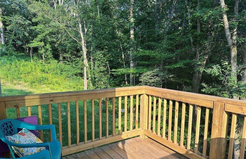 Wildwood Cabin | Mountain View - Private Deck - Biking - Hiking - Hang gliding - 15 mins to Chattanooga - Pets