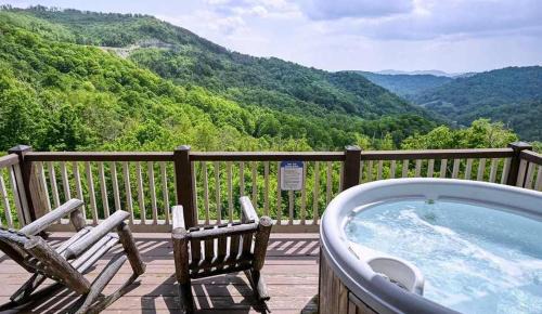Wolf Laurel House | Mountain Views Hot Tub Foosball Dog Friendly