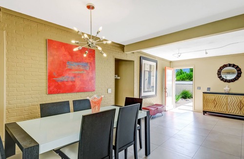 Racquet Club South House | Mountain Views & Private Backyard Pool with Spa | Updated Gem Near Downtown