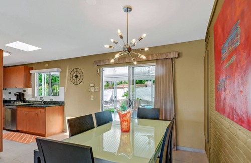 Racquet Club South House | Mountain Views & Private Backyard Pool with Spa | Updated Gem Near Downtown
