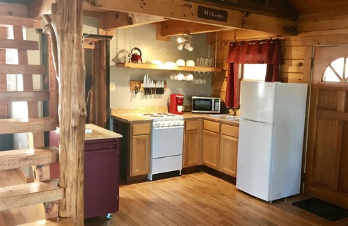 Hot Springs Cabin | Mountaintop View 1.5 miles from downtown. Hot Tub, WiFi, Fireplace