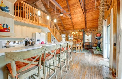 Almond House | Mtn-View Home with Deck, Fire Pit and BBQ in Almond