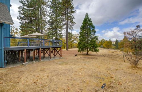 Coarsegold House | Mudge Ranch Retreat near Bass Lake with EV Charger