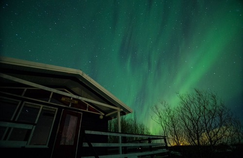 Borgarnes Cabin | Múlakot 5 - Cosy cabin, View the amazing view´s from the porch