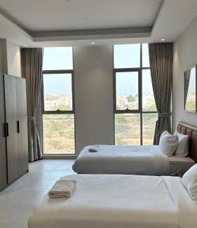 Al Khuwair Apartment | Muscat City Stay-2BR Apt 201 near Grand & Avenue Mall