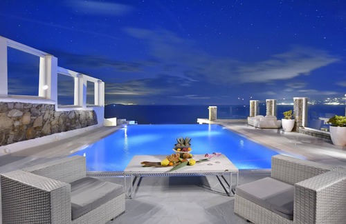 Agios Ioannis Villa | MYKONOS CALYPSO SUNSET LUXURY VILLA POOL-HOT TUB