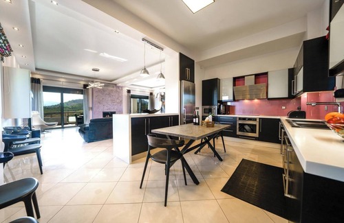 Agia Villa | MythicOlive one floor Private Pool villa with playground