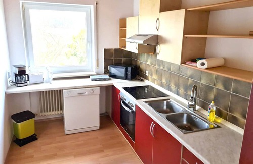 Petersaurach Apartment | Nü04 - Ferienwohnung mit Garten in Langenloh bei Nürnberg, 85qm, 3 Zimmer, Max. 6 Personen
