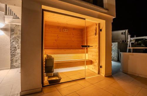Bregi Apartment | Nachhaltige Wellnessauszeit mit Traumblick, Pool, Sauna, Whirl-Wanne