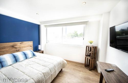 Anahuac Apartment | Nadal 203 · New Park Front Terrace Apartment Close to Polanco
