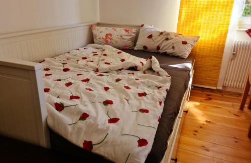 Oberhausen Apartment | Nana-EG-80m2 sanierter Altbau-Parkplatz-kleiner Garten-WLAN-NETFLIX-2Zimmer-Küche-Dusche-Wanne-Waschmaschine