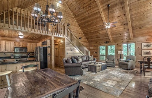 Necowa Cove Cabin | Necowa Cove Overlook - Pet Friendly | Mountain and Lake Views | Hot Tub