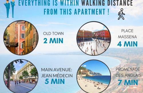 Carabacel Apartment | Nestor&Jeeves - VEGA GIOFFREDO - Hyper center - Close sea and Old Town
