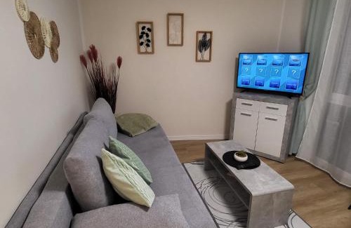 Alsdorf Apartment | Neubau Apartment mit Küche, Netflix in der Nähe von Aachen