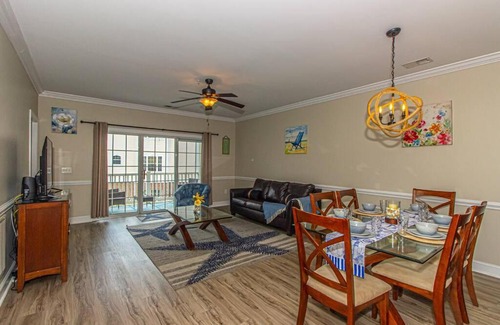 Central Myrtle Beach Apartment | NEW 2BR 2BA Beachy Golf Villa Near Beach