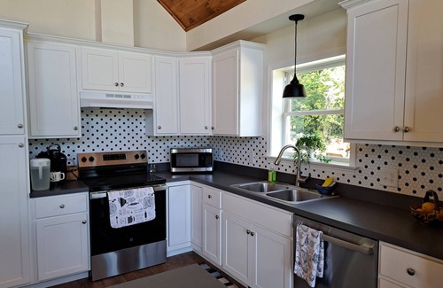 Lake George House | New 3-bedroom A-frame, ranch home on private Queensbury property