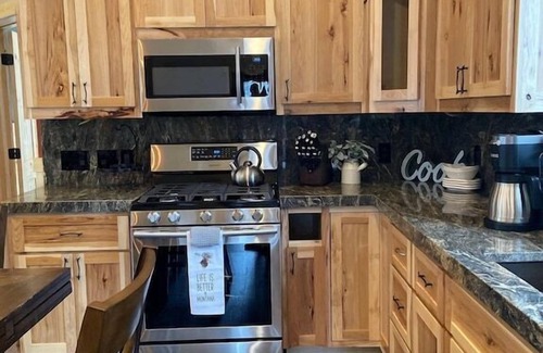 Island Park Cabin | NEW and Stylish Cabin, designed for your Comfort! Private Hot Tub, and More!