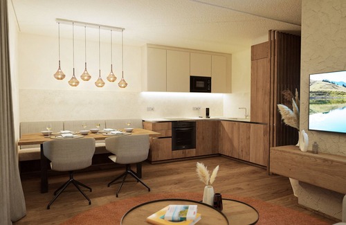 Sonnenberg Apartment | New apartment with private sauna, mountain views and two balconies