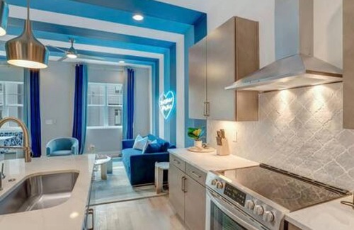 Katie Hill Neighborhood House | New Blue Bird Haven 13beds Rooftop View Free Parking