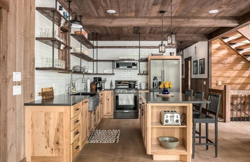 Allegan County Cabin | New Build Luxury Wooded Lodge Steps From Lake MI