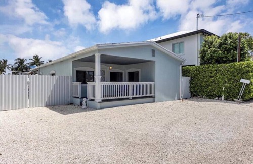 Key Largo Village House | New Ground Level 3 bedroom waterfront house with Dock