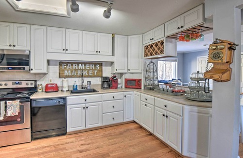 Barnstead House | New Hampshire Home w/Private Beach, Dock & Rafts!