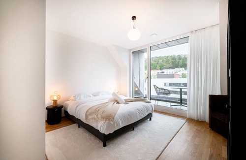 Dommeldange Apartment | New high-end 2 BR Penthouse w Balcony