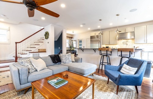 Historic District Cottage | New Home w Luxe King Suite, Porch Vibes & Parking