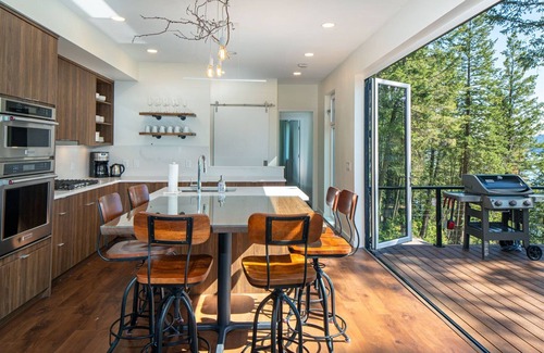 Whitefish House | NEW hot tub, lake views & private decks