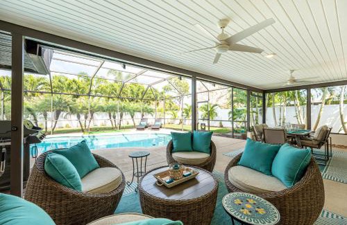 Bradenton House | NEW! House of Palms! Private Pool Home! Short Drive to AMI