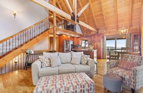Dahlonega House | NEW listing! 3 bedrooms,game room,gorgeous mountain view-close to everything!