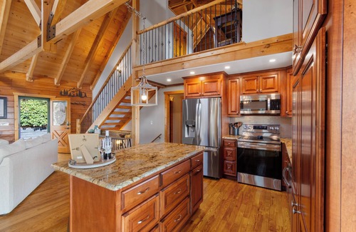Dahlonega House | NEW listing! 3 bedrooms,game room,gorgeous mountain view-close to everything!
